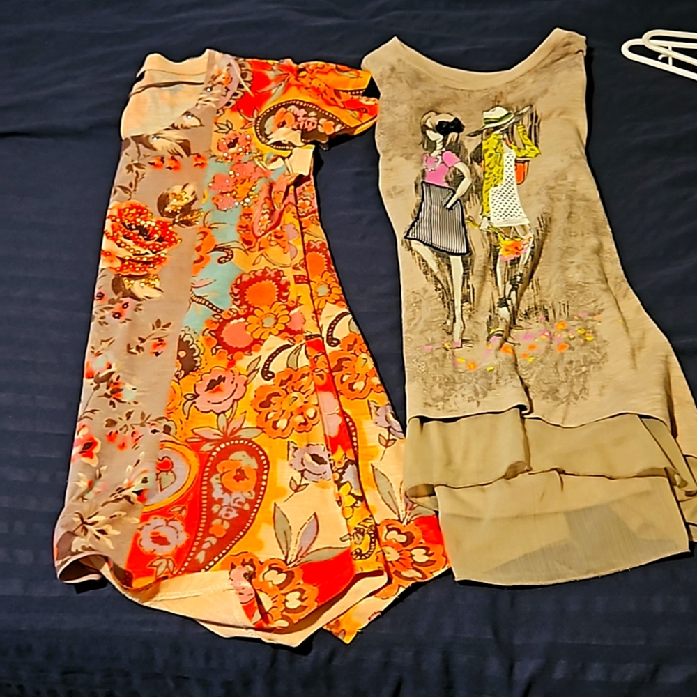 2 Flowy Tops